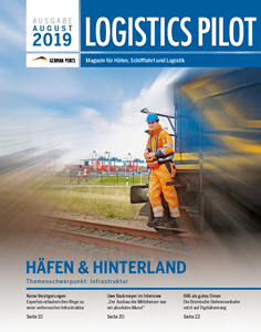 Zum Lesen bitte anklicken! Titelseite Logistics Pilot Oktober 2019