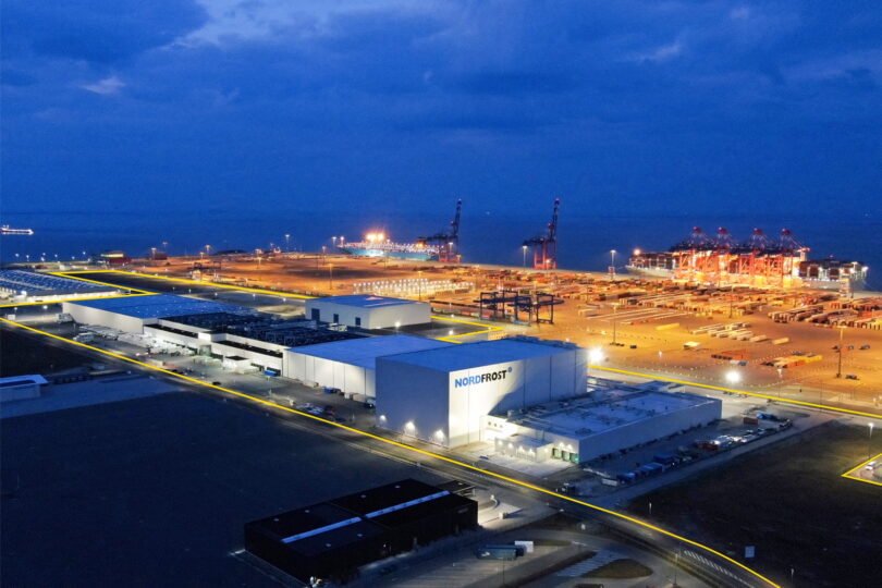 NORDFROST Seehafen-Terminal im Containerhafen Wilhelmshaven